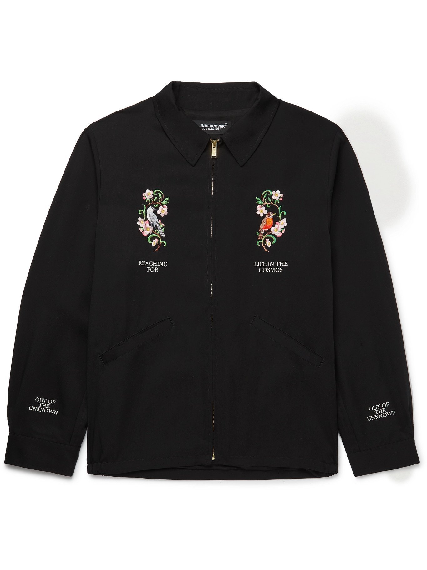 embroidered twill jacket