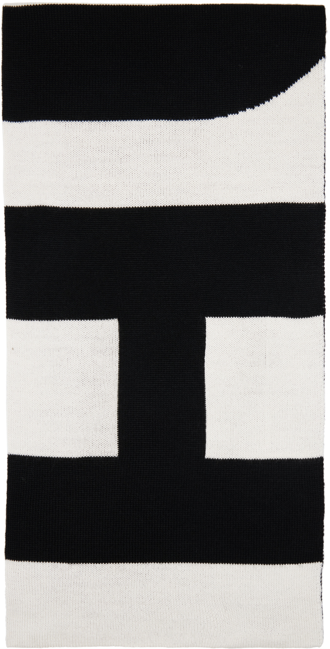Hugo Black & White Zmono Scarf Hugo Boss