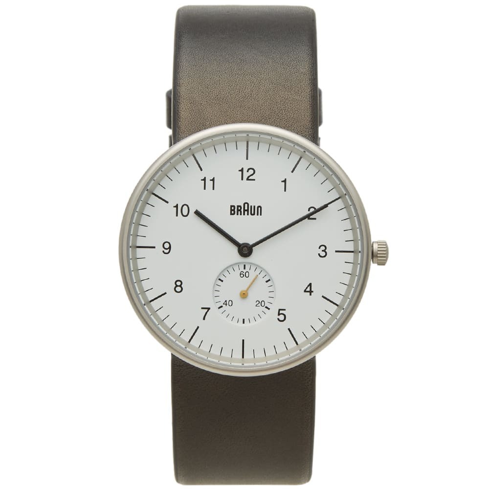 Braun BN0024 Watch in Black/White Braun