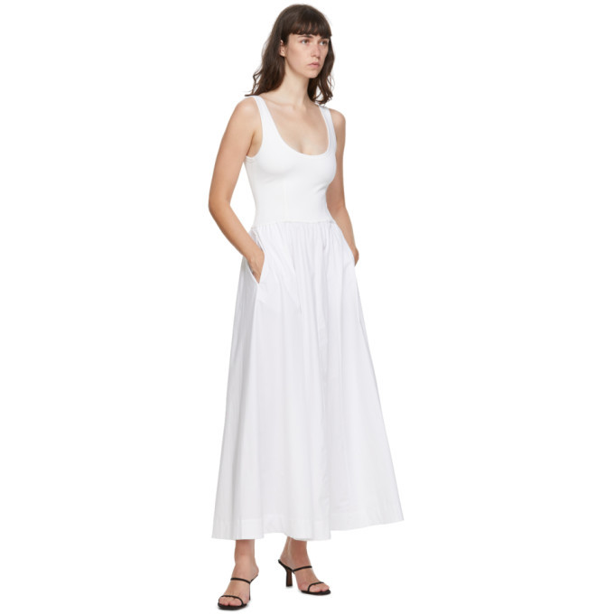 Esse Studios SSENSE Exclusive White and Off-White Tank Maxi Dress Esse ...