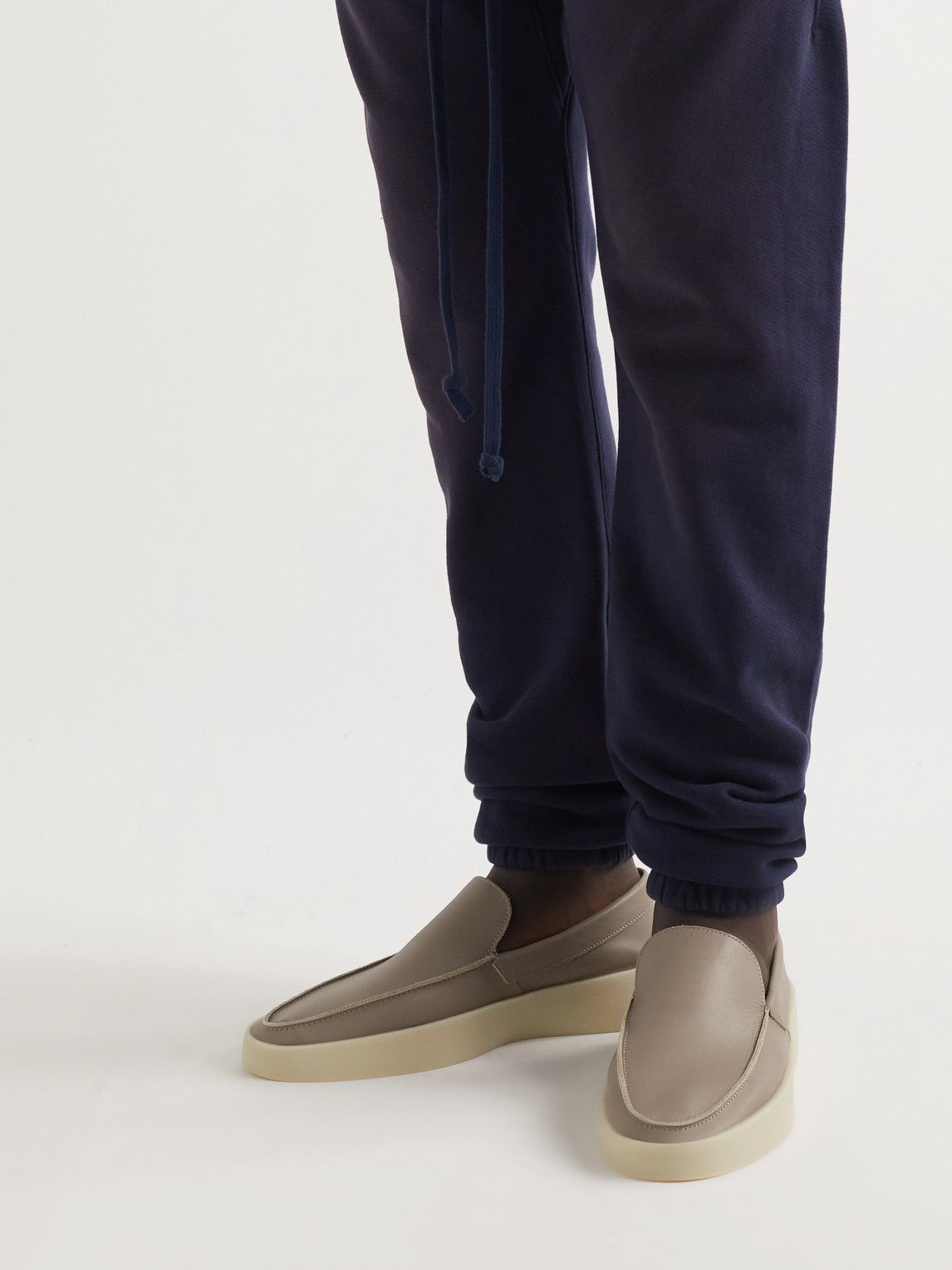 fear of god leather loafers