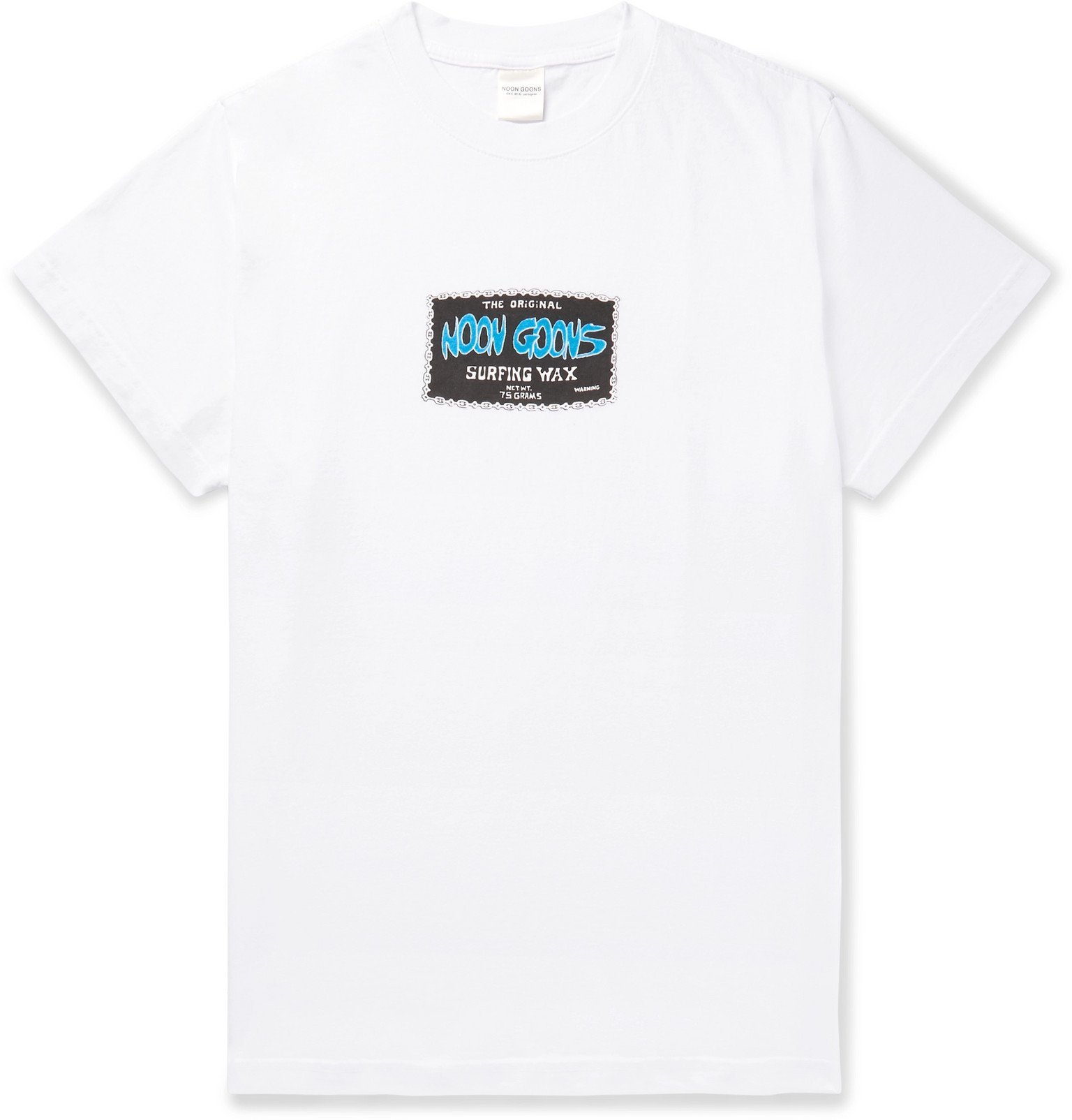 Noon Goons - Logo-Print Cotton-Jersey T-Shirt - White Noon Goons