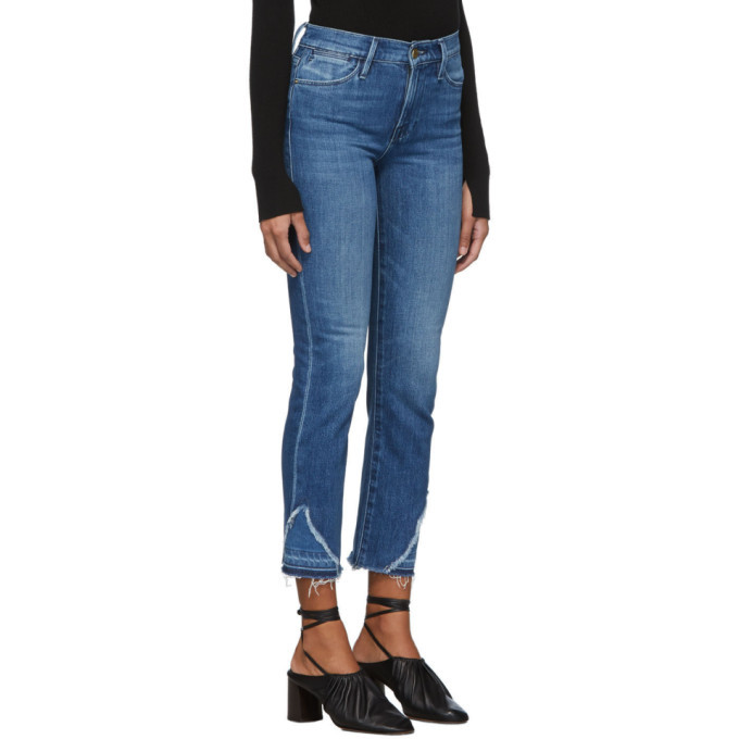 Straight Released Hem Jeans Frame Denim