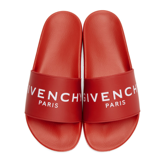 red givenchy slides