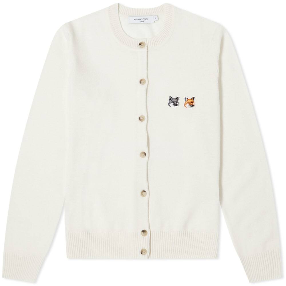 Maison Kitsuné Double Fox Head Patch Adjusted Cardigan Maison Kitsune