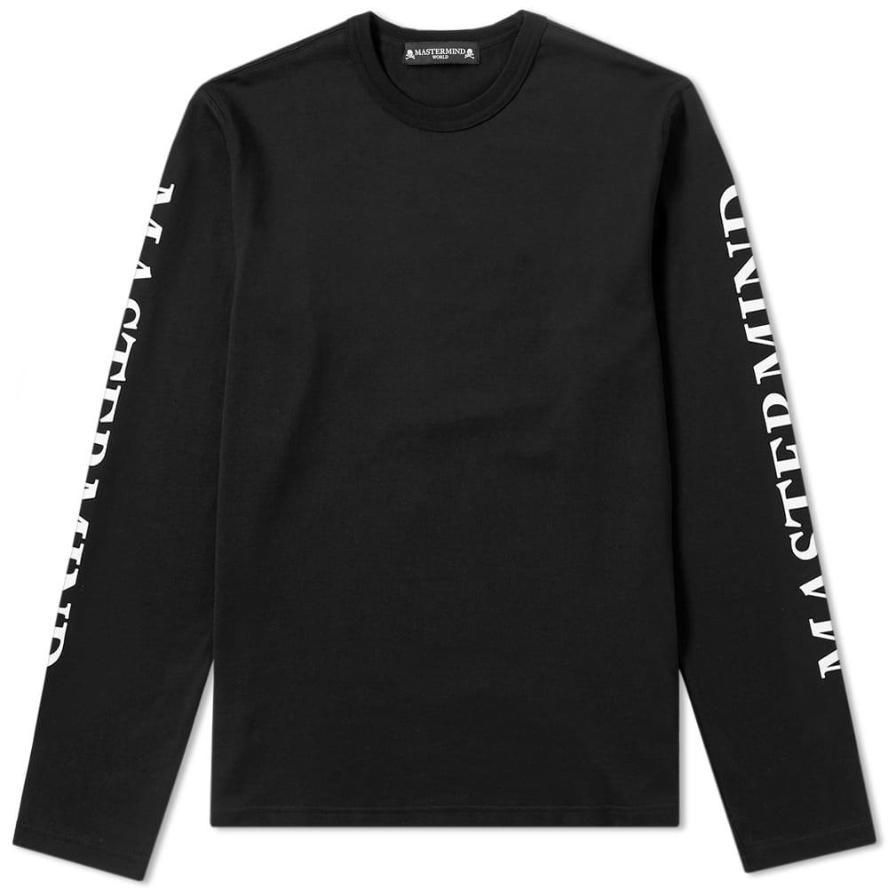 MASTERMIND WORLD Long Sleeve Arm Logo Tee Black MASTERMIND WORLD