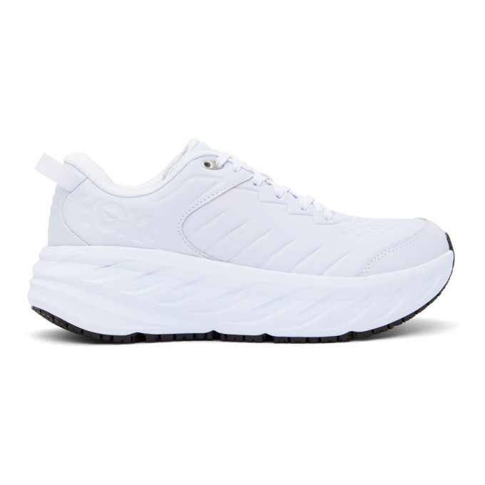 Hoka One One White Bondi SR Sneakers Hoka One One