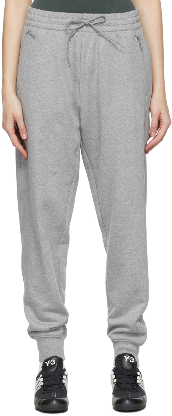 Y-3 Gray Cuffed Lounge Pants Y-3