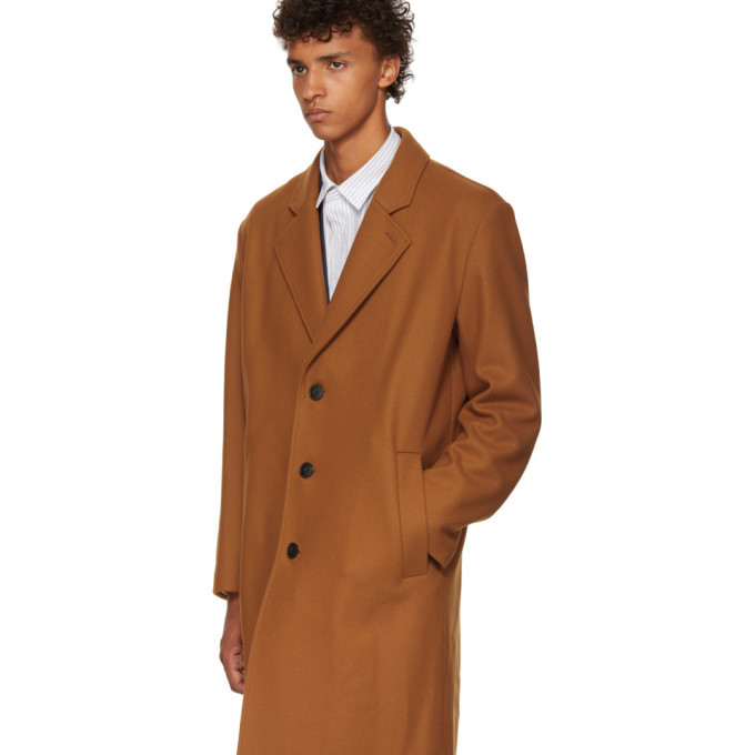 hugo boss tan coat