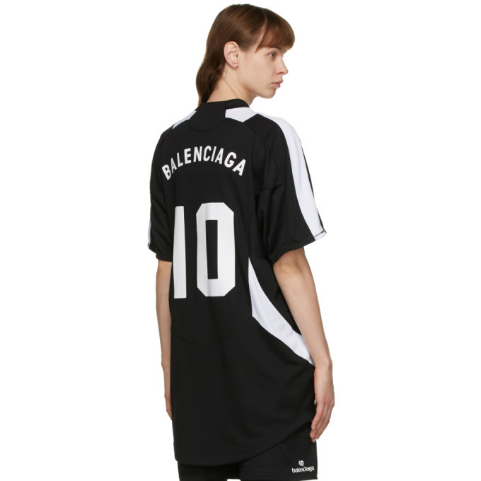 black soccer t shirt