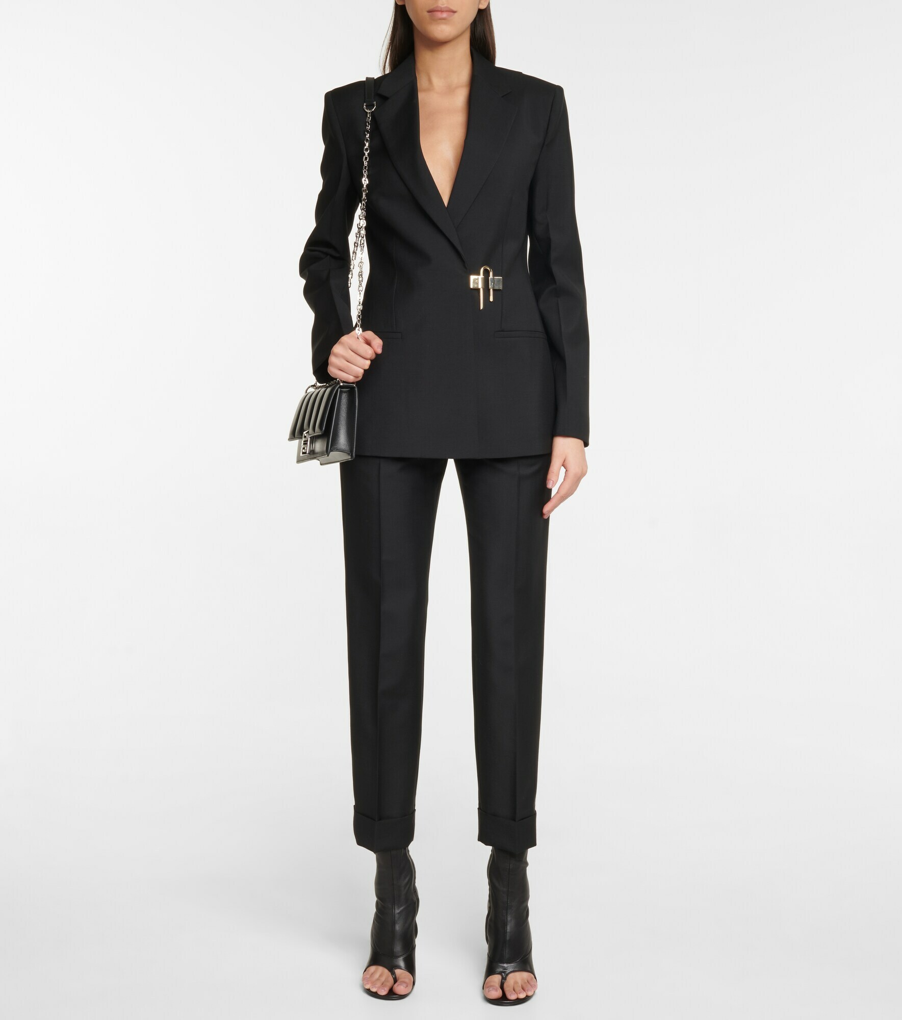 Givenchy - Cutout wool and mohair blazer Givenchy