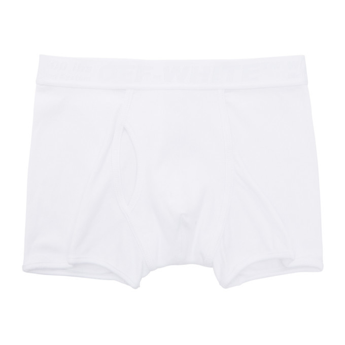 Off-White Three-Pack White Industrial Tape Boxer Briefs Off-White