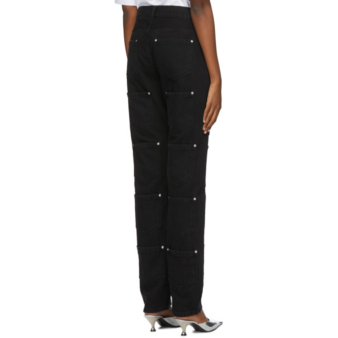 Lourdes Black Multi Pocket Jeans Lourdes