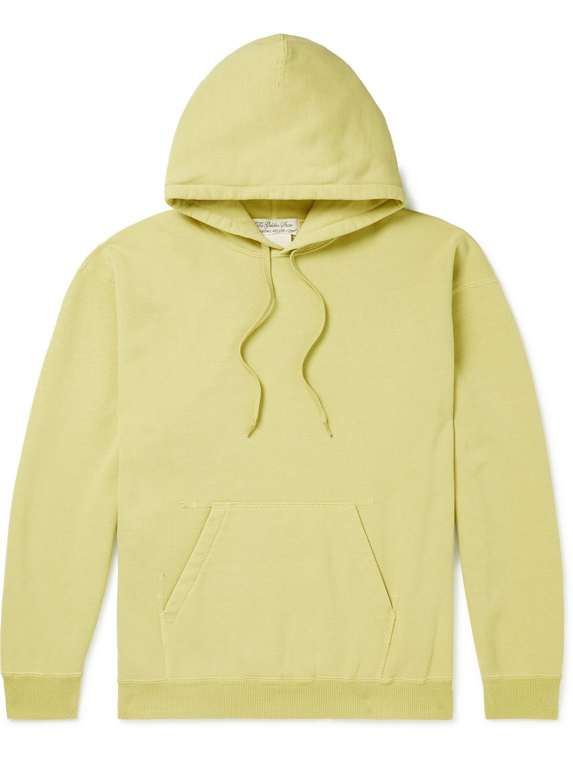 Remi Relief CottonBlend Jersey Hoodie Yellow Remi Relief