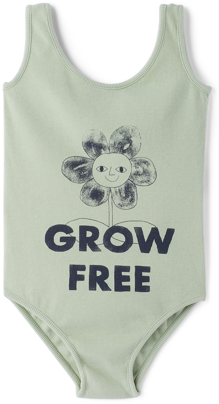 Photo: The Campamento Kids Green 'Grow Free' One-Piece Swimsuit