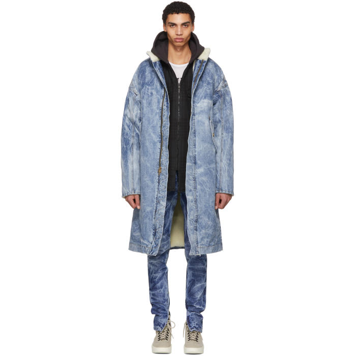 Fear of God Indigo Selvedge Denim Holy Water Coat Fear Of God