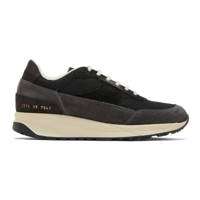 Common Projects Black Classic Track Sneakers Common Projects