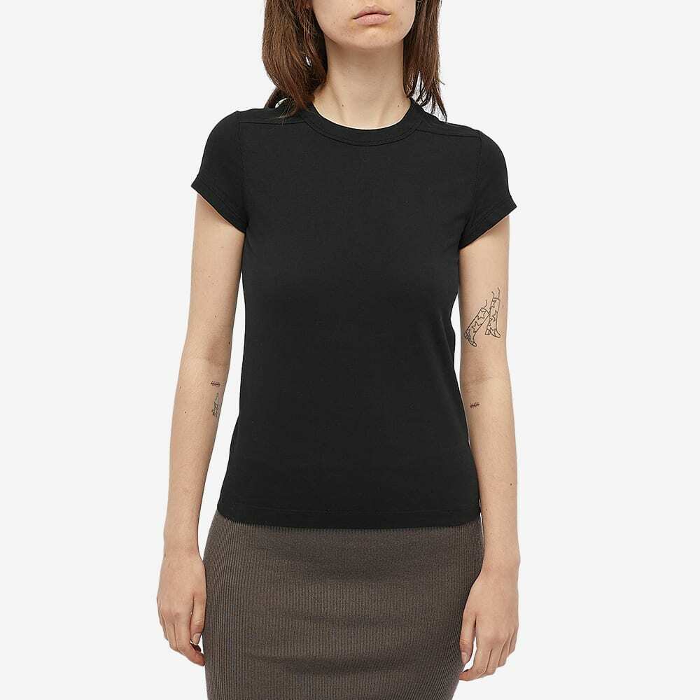 Rick Owens Women's Cropped Level T-Shirt in Black