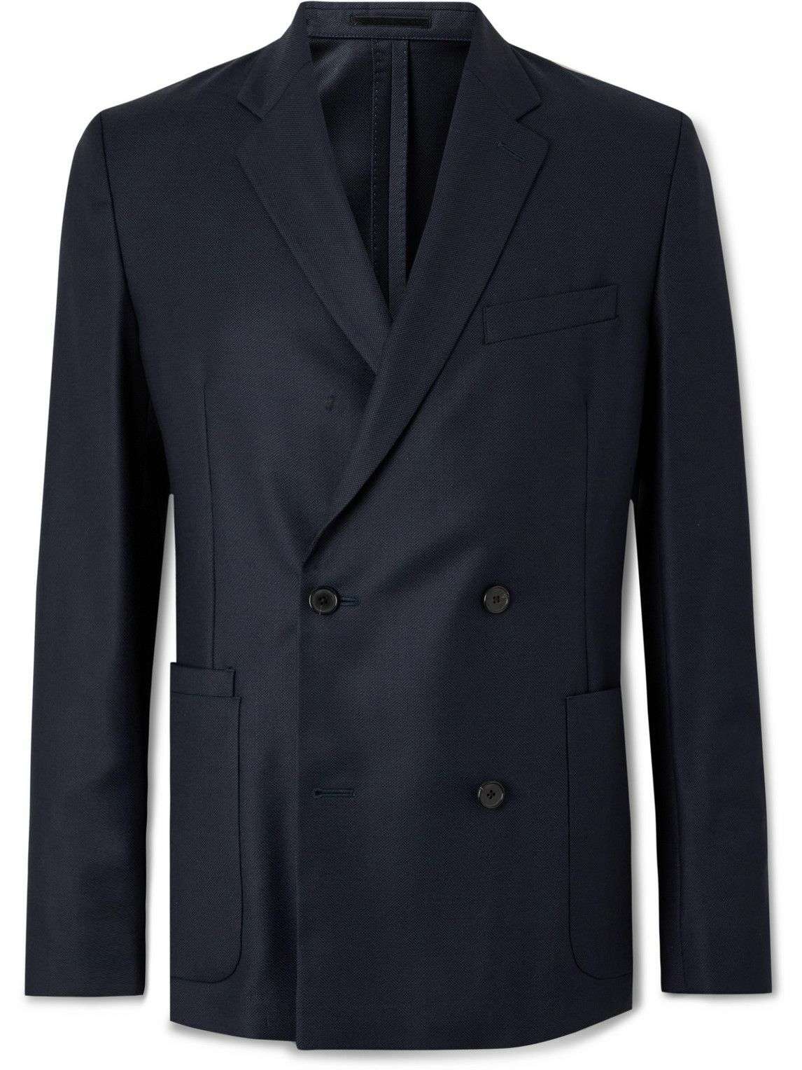 Paul Smith - Double-Breasted Wool Blazer - Blue Paul Smith