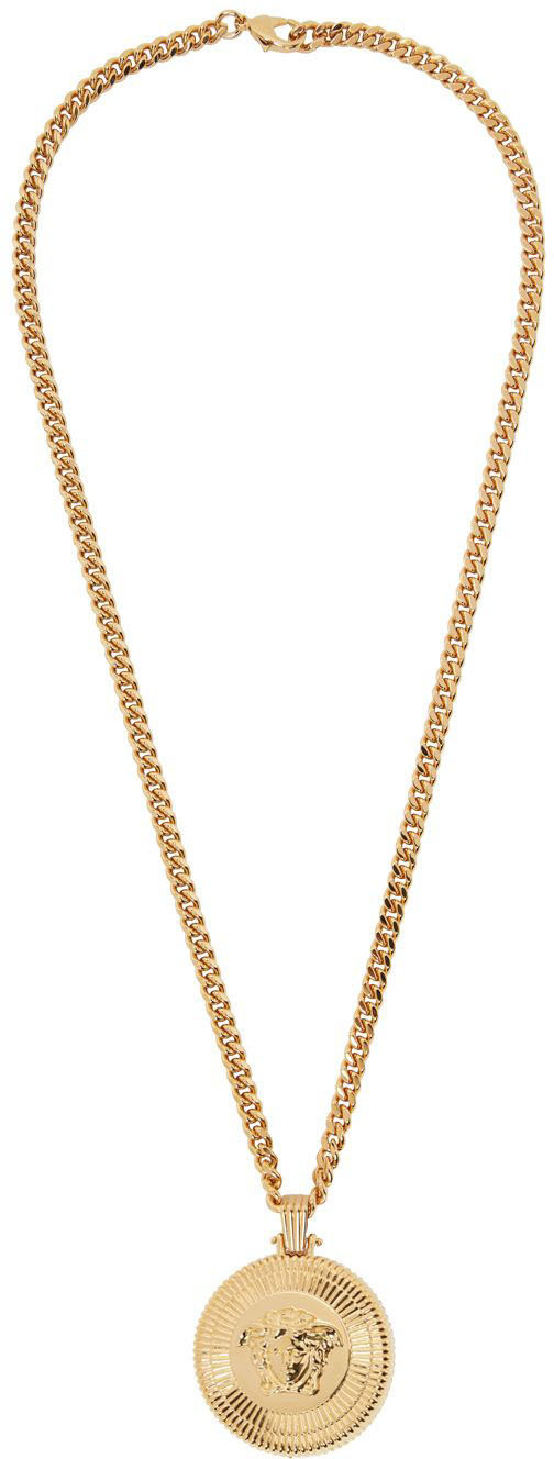 Versace Gold Medusa Biggie Necklace Versace