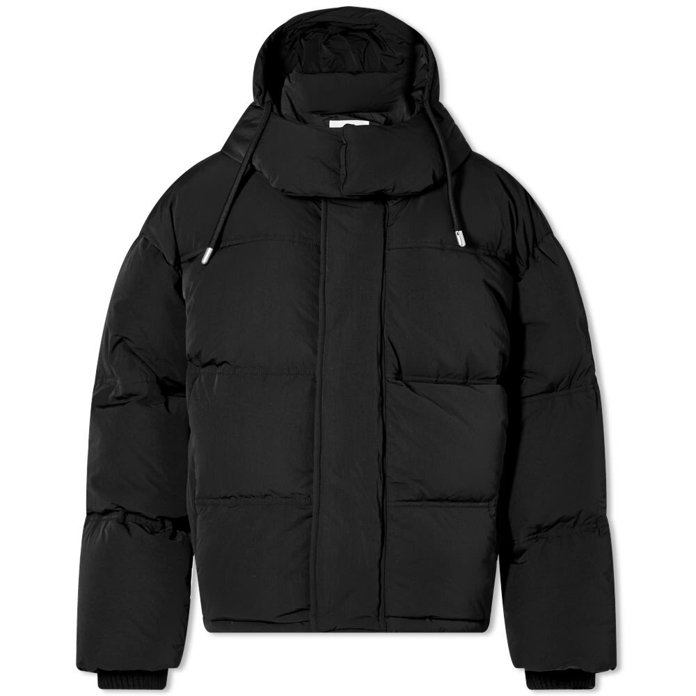 AMI Women's Down Jacket in Black AMI
