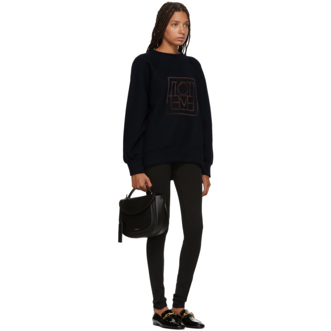 Toteme Black Cork Leggings Toteme