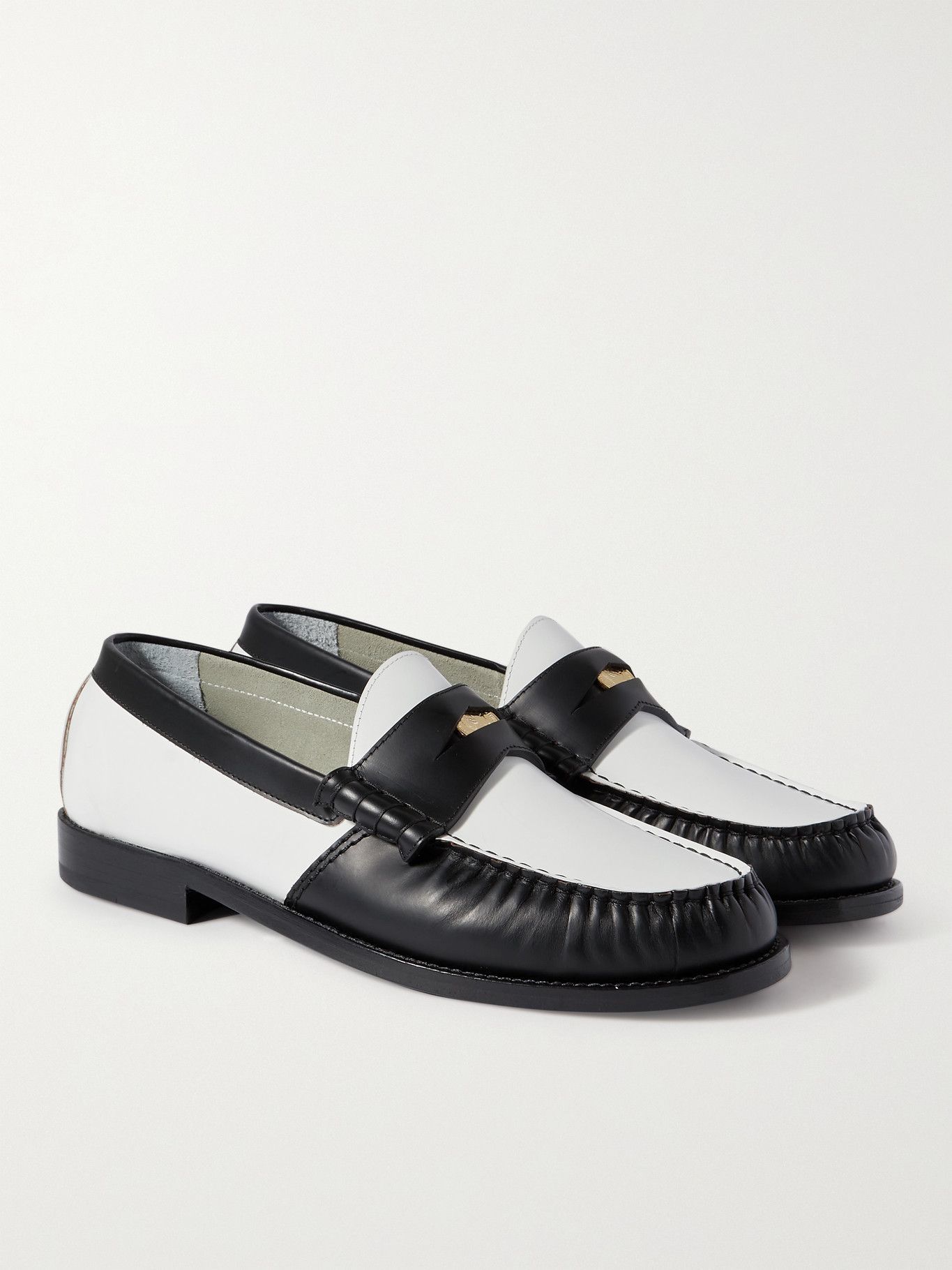 Rhude Loafers Rhude Leather Bandana Print Loafer display picture 3