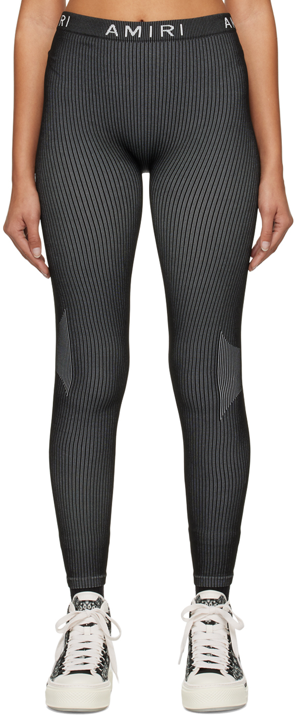 AMIRI Black Seamless Leggings Amiri