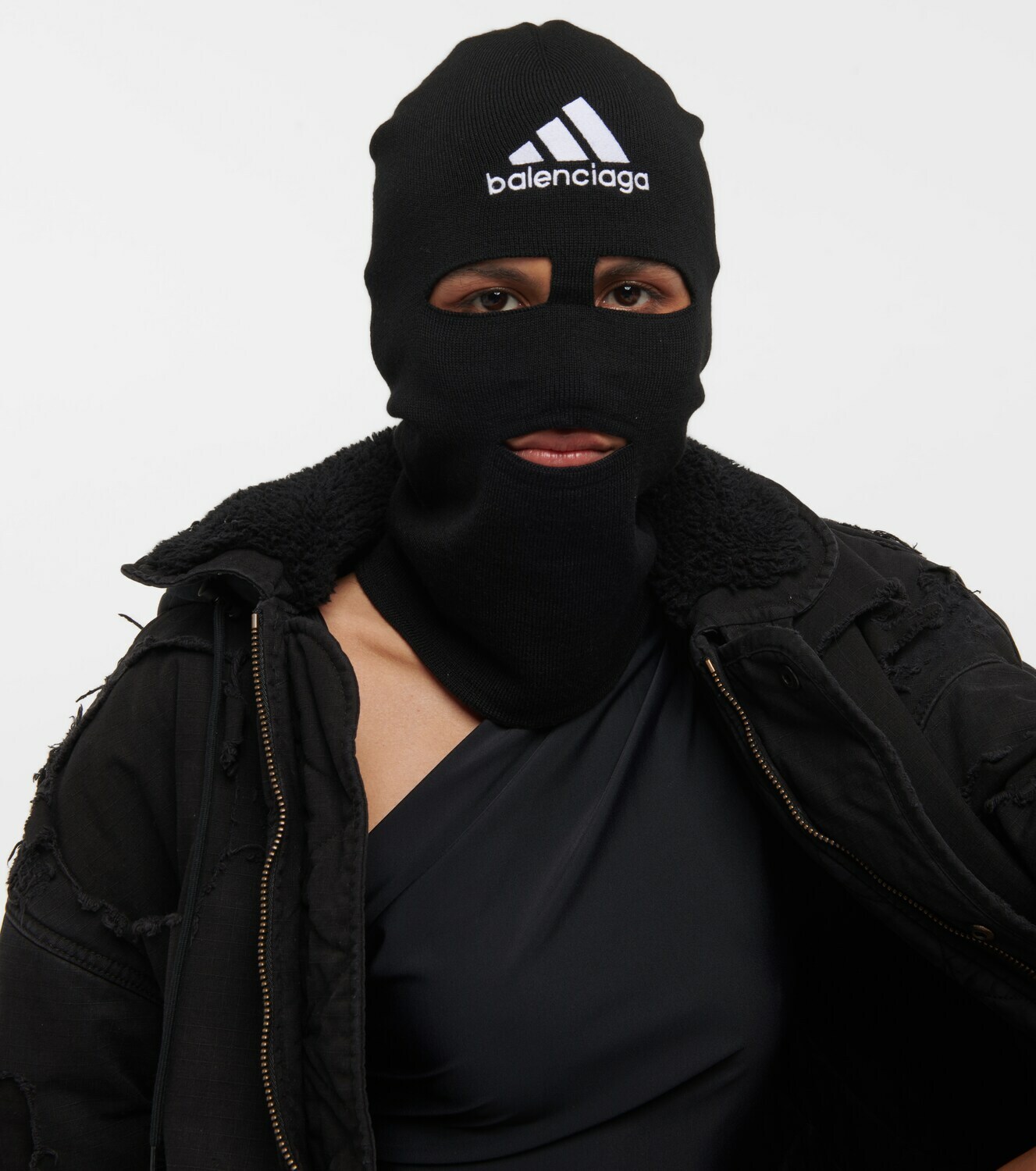Women's merino wool balaclava in Burgundy - £19.99 - Dilling