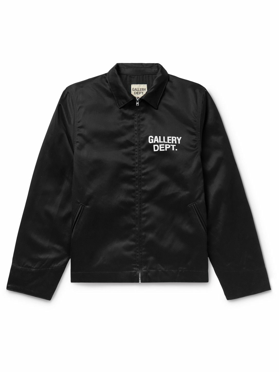 Gallery Dept. - Montecito Logo-Print Cotton-Twill Jacket - Black ...