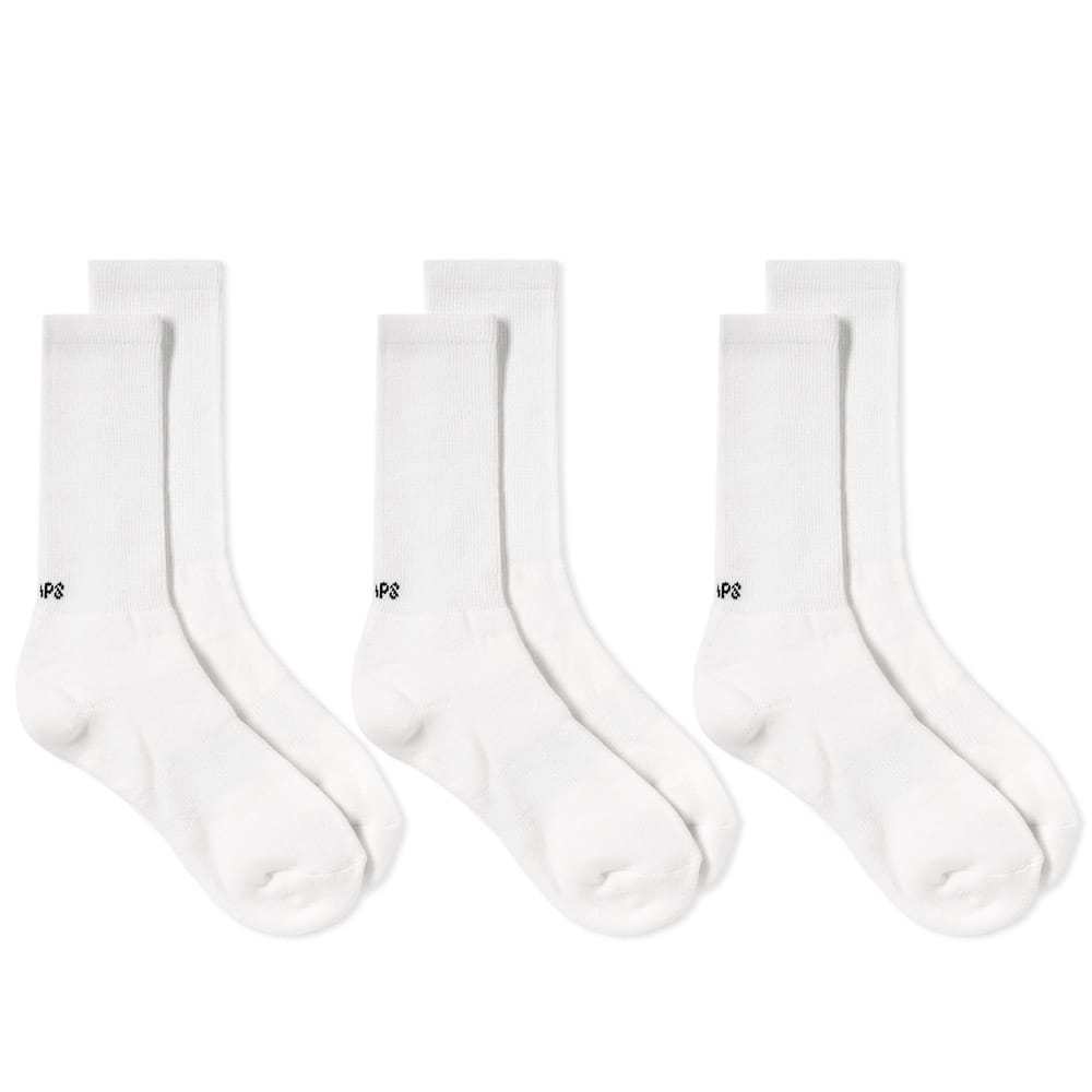 WTAPS Skivvies Sock - 3 Pack White WTAPS