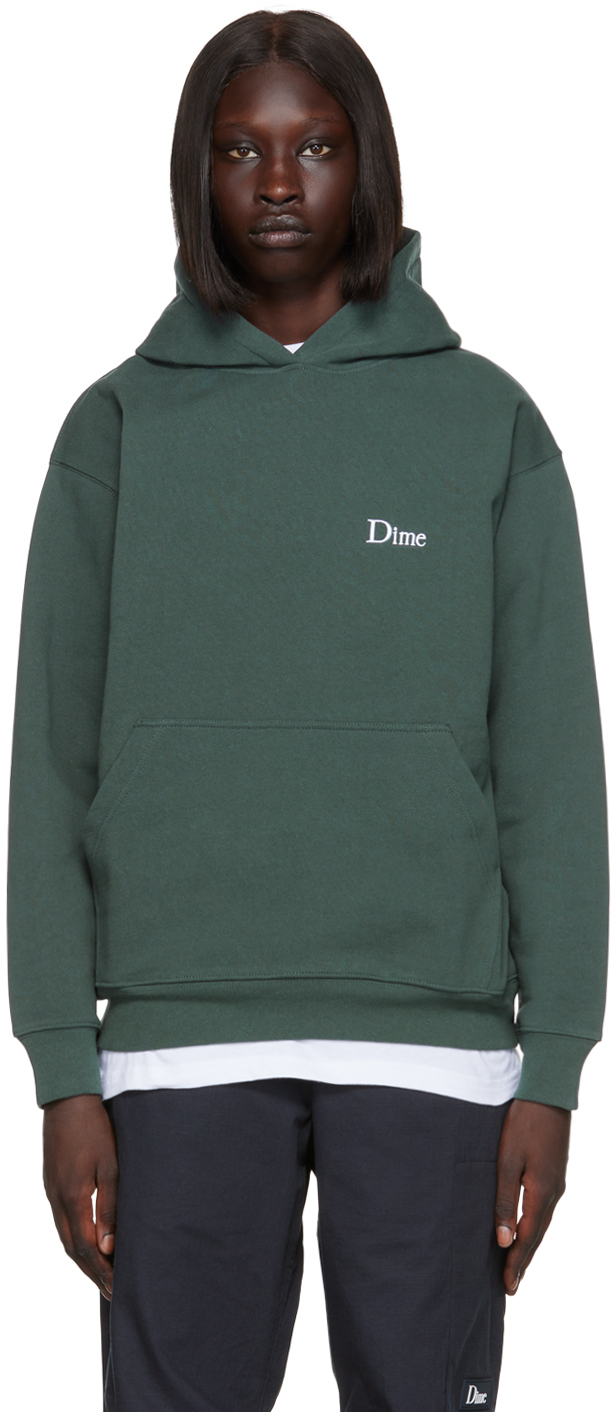 Dime Classic Embroidered Logo Hoodie Dime