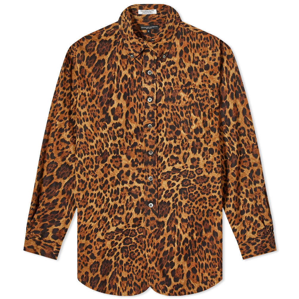 Engineered Garments Leopard Button Down 19th Century Shirt Engineered ...