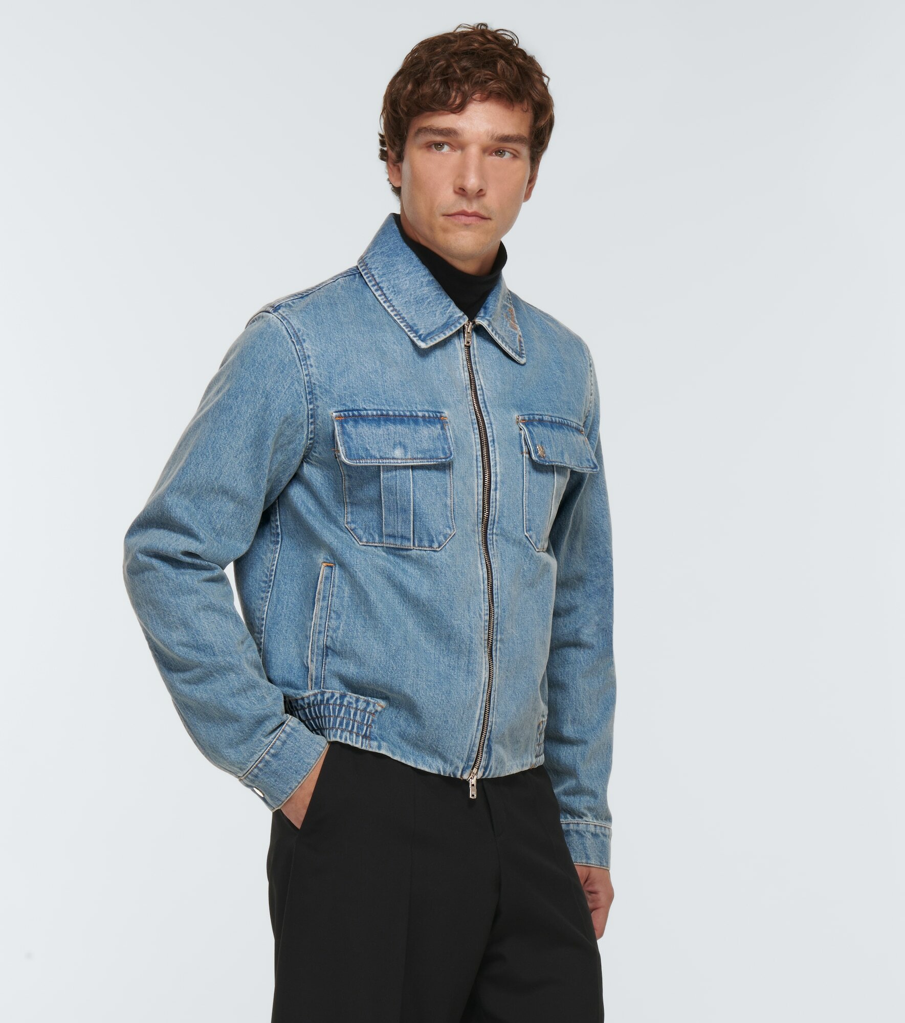 Amiri - Denim Blouson Jacket Amiri