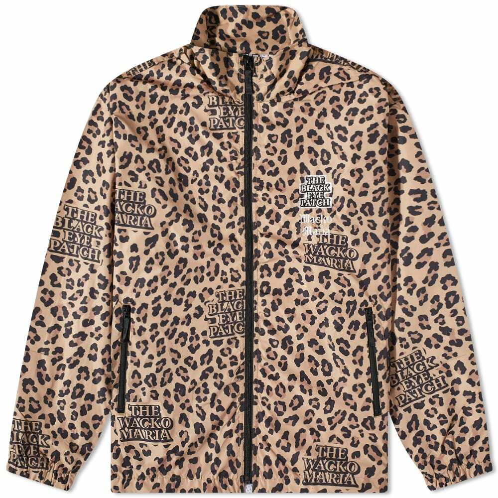 Wacko Maria x BlackEyePatch Type 1 Leopard Track Jacket in Brown