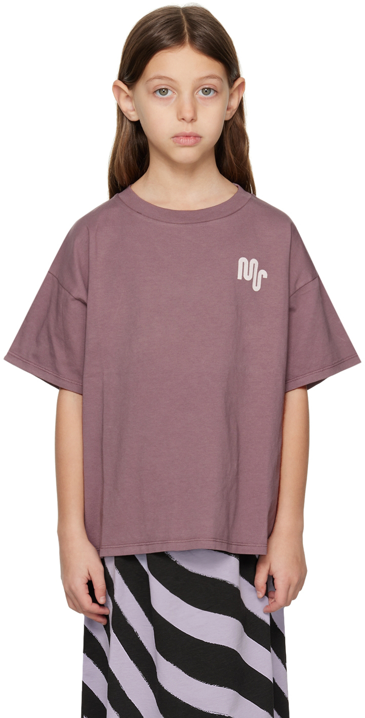 Main Story Kids Purple Oversized T-Shirt