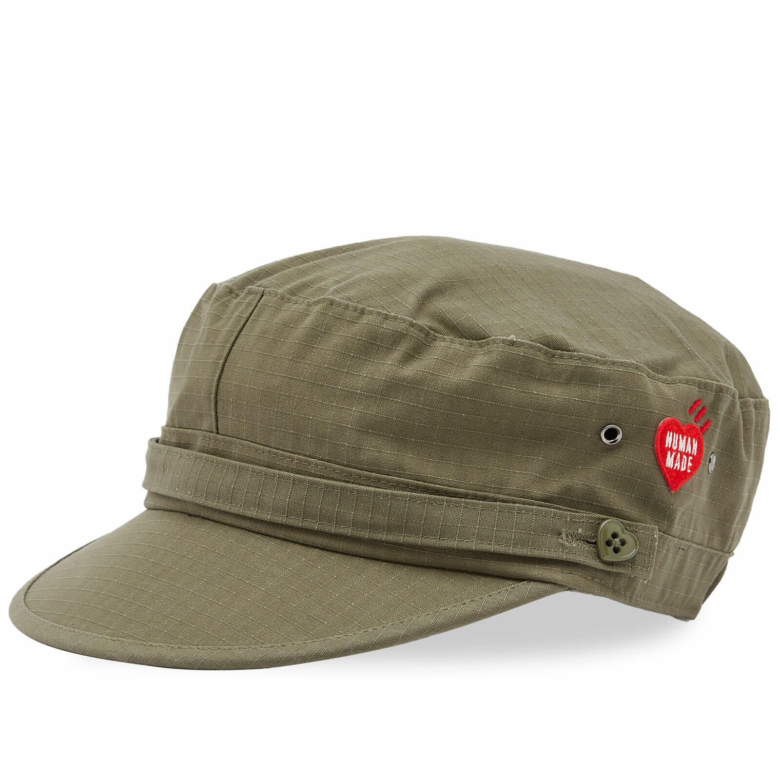 Human Made Men's Military Cap in Olive Drab Human Made