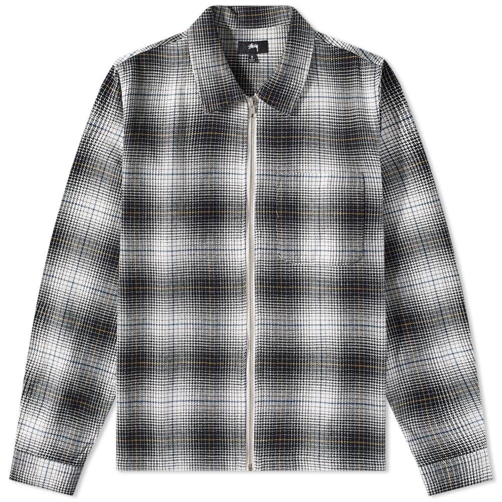 Stussy Paul Shadow Plaid Zip Shirt Stussy