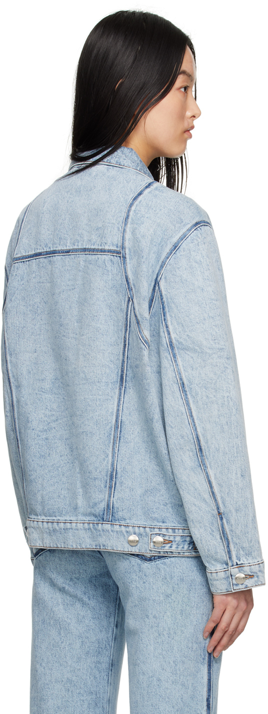 Nina Ricci Blue Washed-Out Denim Jacket Nina Ricci