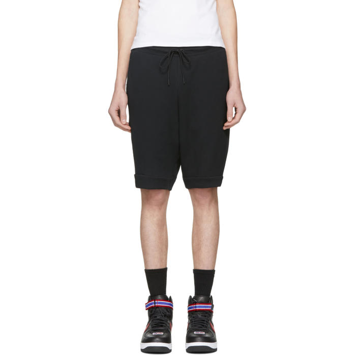 Nike Black Tech Fleece Shorts NikeLab