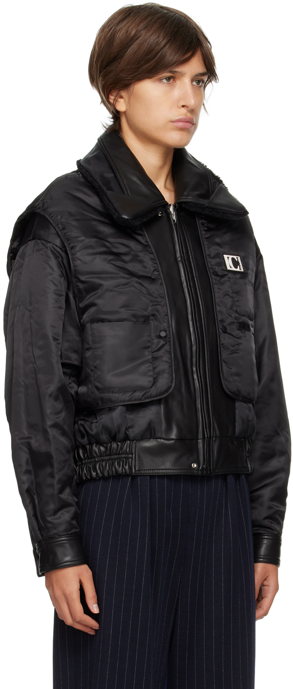 LOW CLASSIC Black Reversible Leather Jacket Low Classic