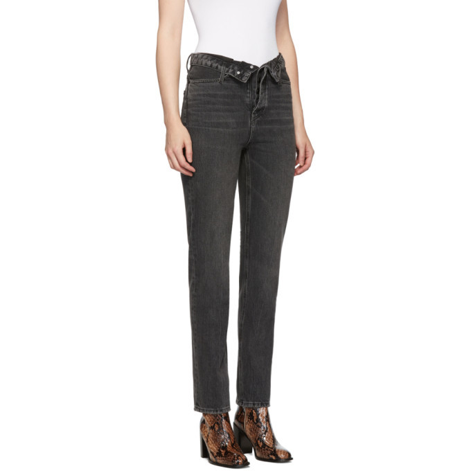 Alexander Wang Black Cult Flip Jeans 