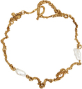 Rebekah Kosonen Bide SSENSE Exclusive Gold Bespoke Curdled Necklace