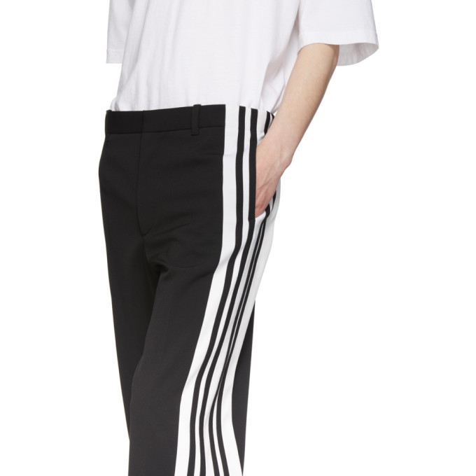 Balenciaga Women's Stretch Wool Trousers Black