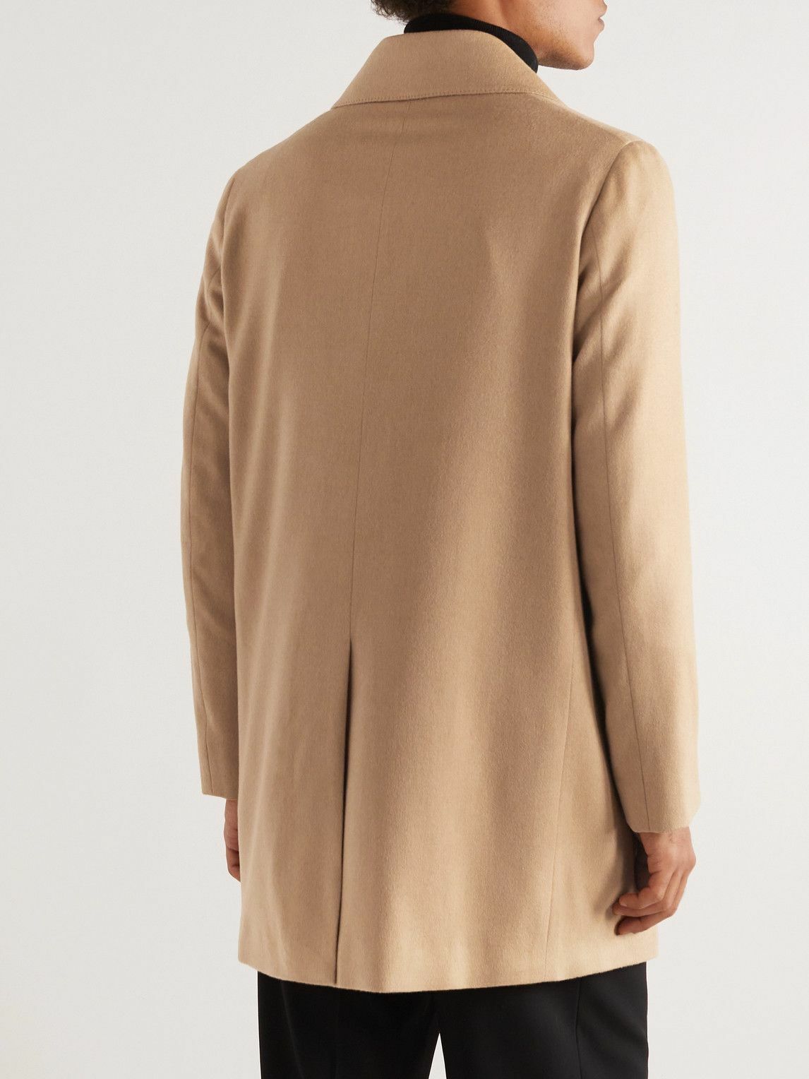 Dunhill Camel Hair Coat Brown Dunhill