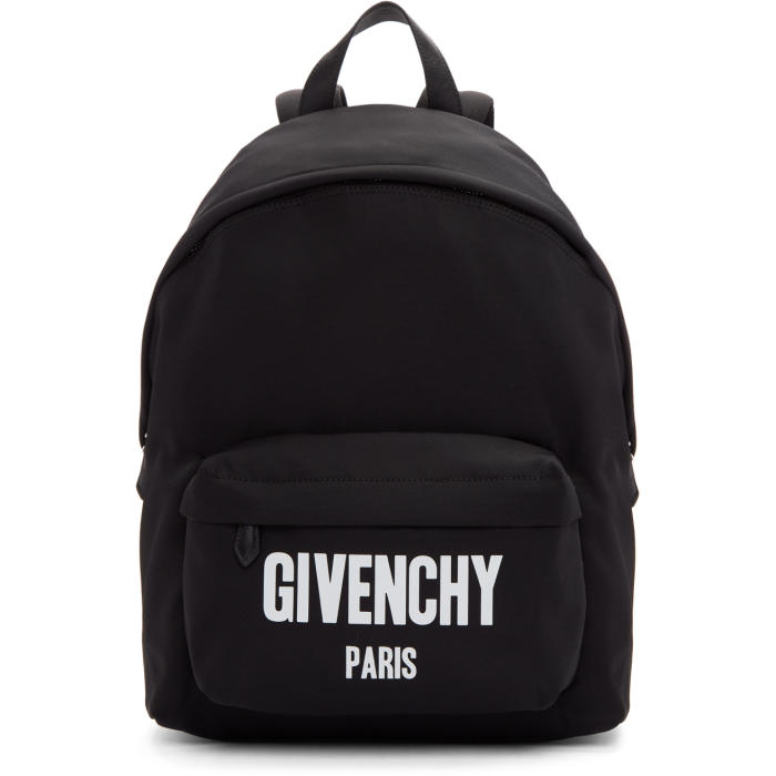 Givenchy Black Logo Urban Backpack Givenchy