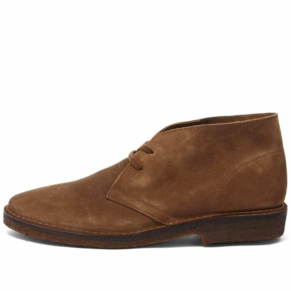 Drake's Men's Clifford Desert Boot in Light Brown Suede Drake's