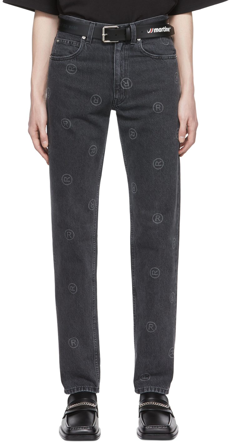 Martine Rose Black Logo Jeans Martine Rose