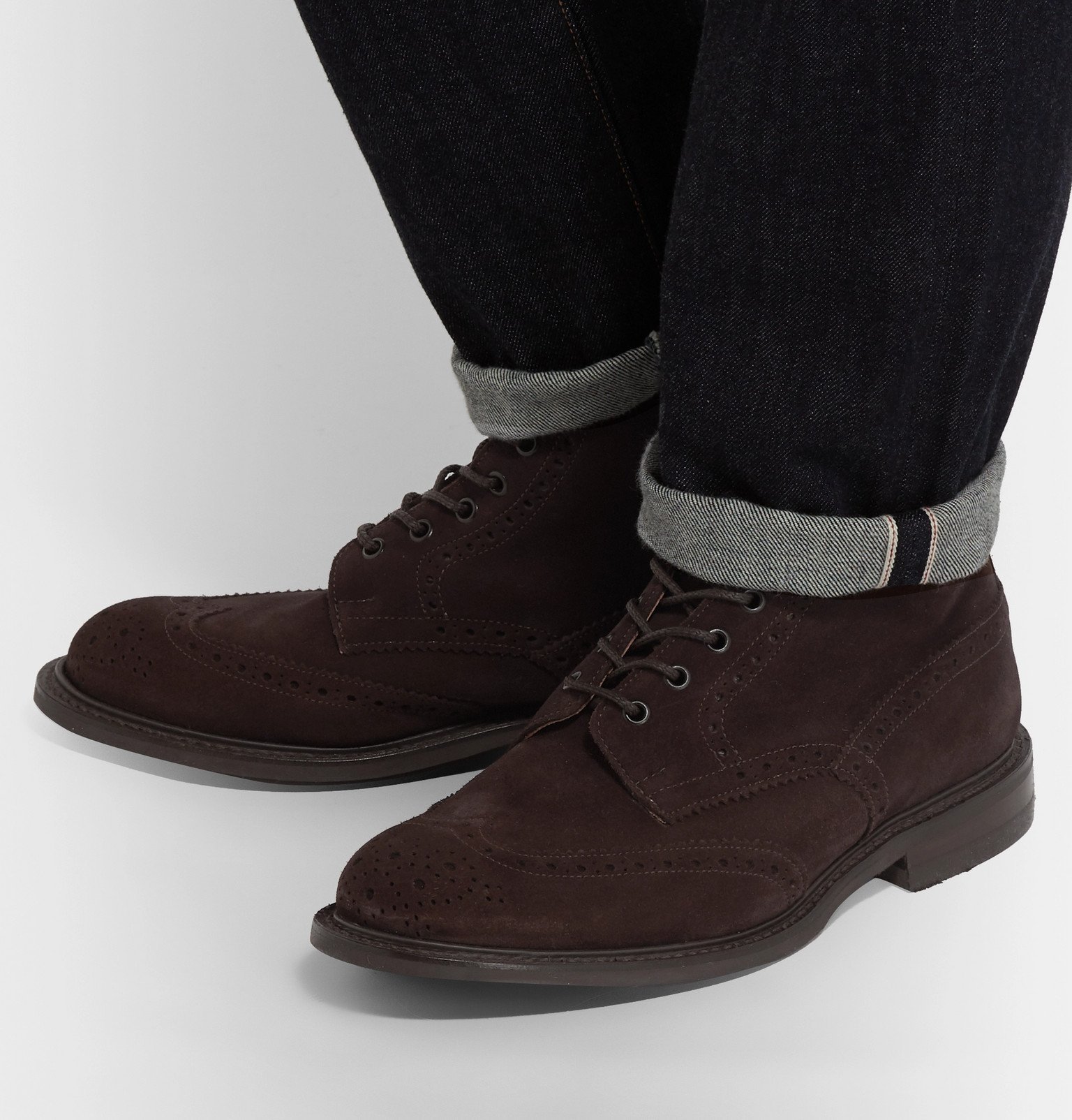 trickers stow suede