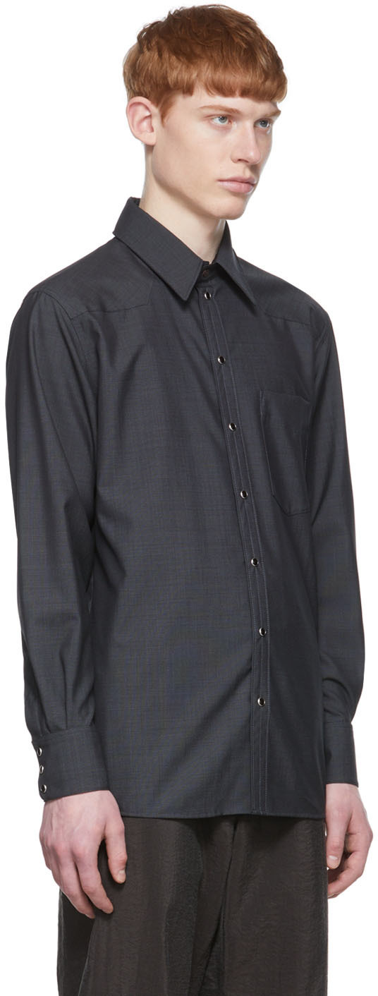 Lemaire Grey Western Shirt Lemaire